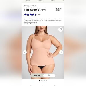 Honeylove LiftWear Cami - Blush 2X